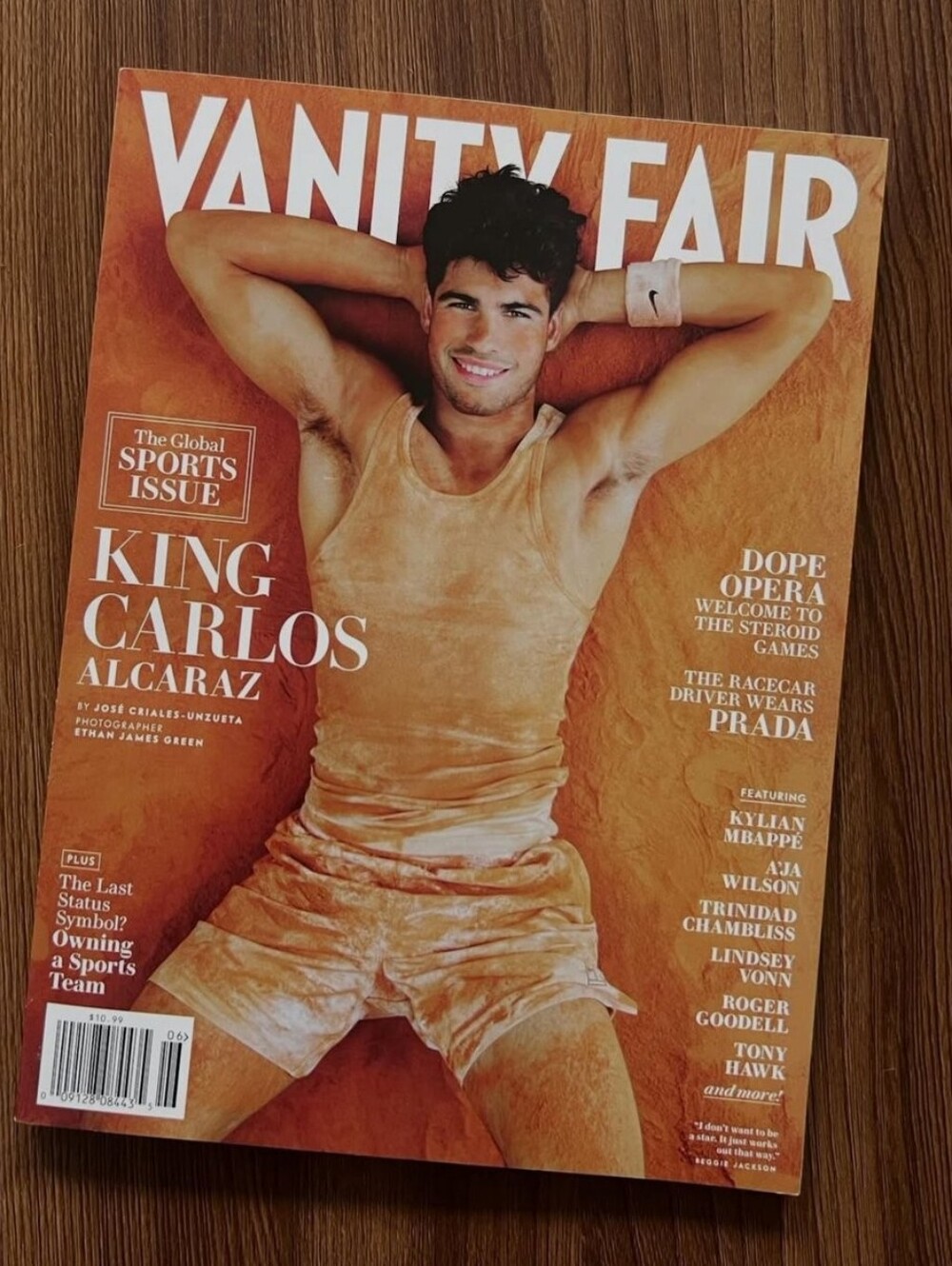 Vanity Fair Magazine With Carlos Alcaraz New Fashion